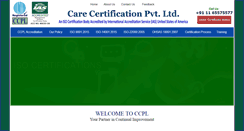Desktop Screenshot of carecertification.com